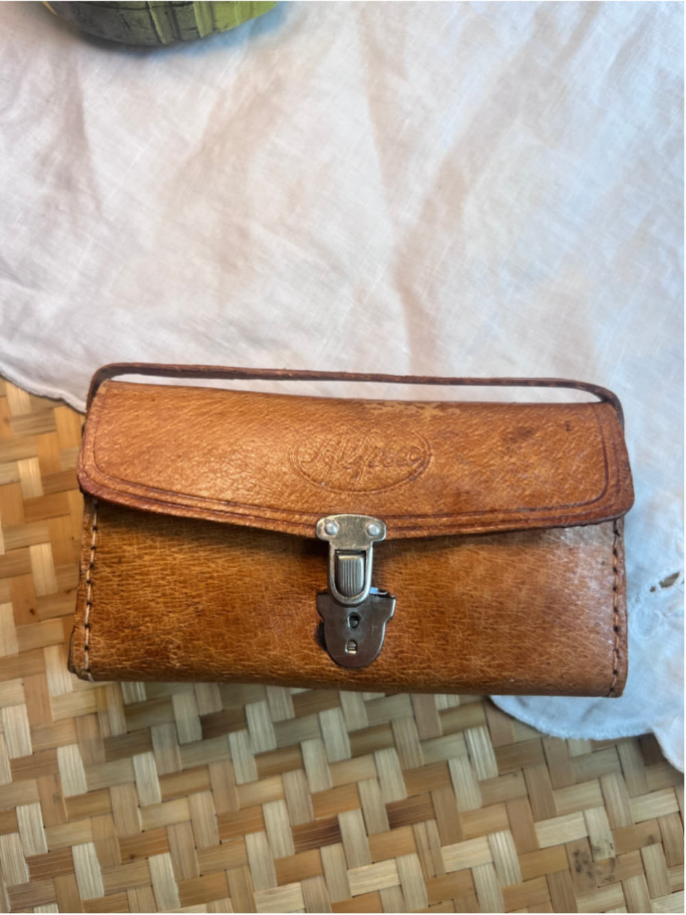 Alpex Vintage BC-Type Camera Flash with Leather Case One Size Brown Silver - Picture 16 of 16